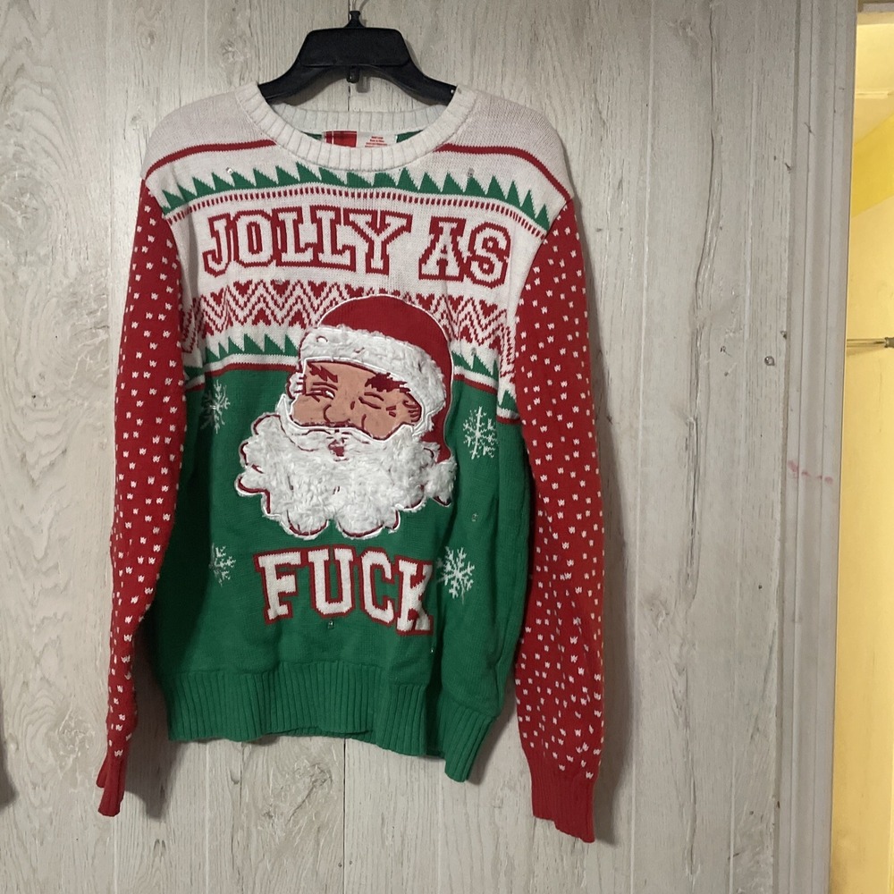 Ugly Christmas‎ Sweater Xmas Size Large Spencer's